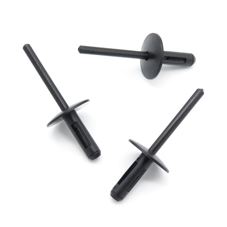 Plastic Blind Rivet, 6mm Hole, 20mm Collar
