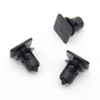 Trim Strip Retaining Clip, Black, Square Head