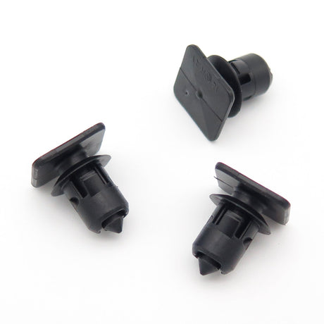 Trim Strip Retaining Clip, Black, Square Head
