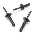 6mm Plastic Blind Rivet, Black