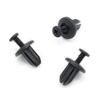 Screw Fit Rivet, 7mm Square Hole, Black