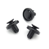 Push Fit Plastic Rivet, 8mm Hole, Black