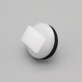 Moulding Clip, White with Washer - image 3