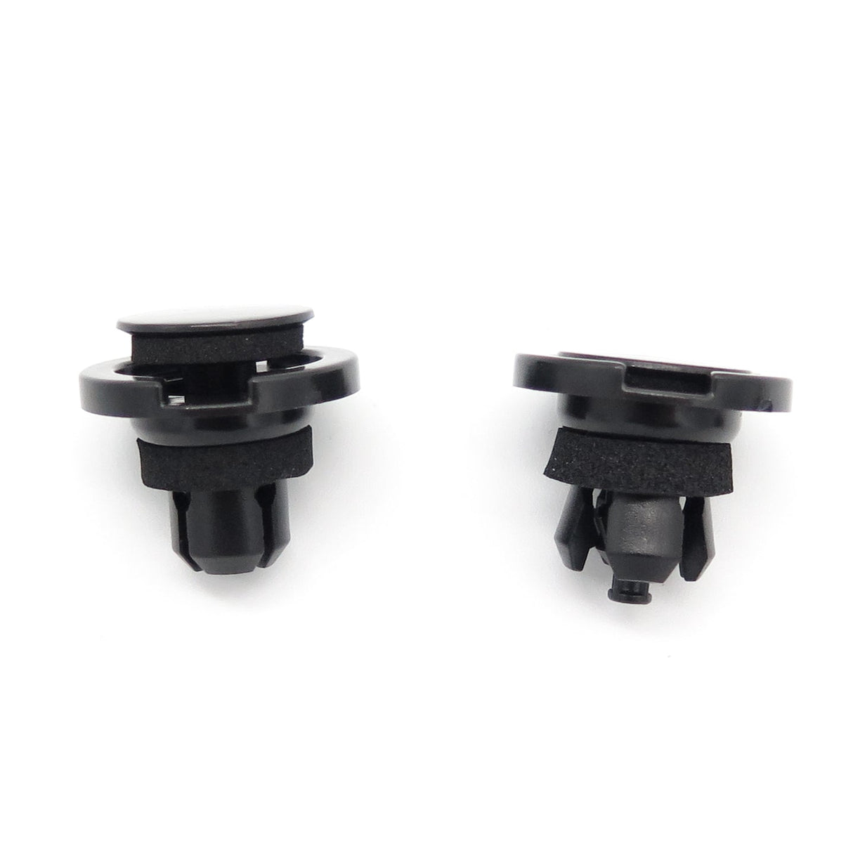 Push Fit Expanding Plastic Rivet, Black with Foam Washer - image 3