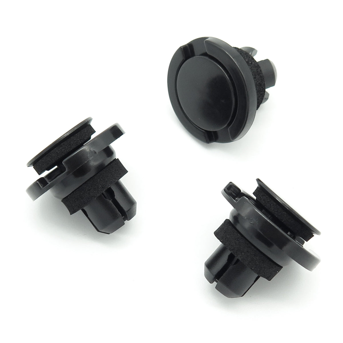 Push Fit Expanding Plastic Rivet, Black with Foam Washer – GreaseApe