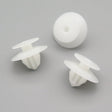 Trim Moulding Clip, White