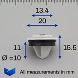 Side Moulding & Trim Cover Clip - image 2
