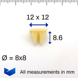 Screw Grommet, Beige - image 2