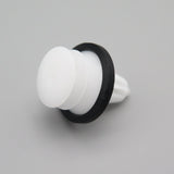 Interior Door & Trim Panel Clip- White with Integrated Rubber Seal - image 3