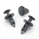 Push Fit Rivet, 8mm Hole, 20mm Collar, Dark Grey