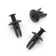 Screw Fit Plastic Rivet, 8mm Hole, Black