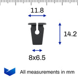 Screw grommet, 8mm hole - image 2