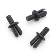 8mm Plastic Rivet, 12.5mm Collar, Black