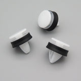 Exterior Trim Moulding Clip, White with Integrated Seal