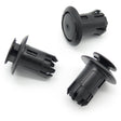 Extra Large Push Fit Rivet, 22mm Hole, Black