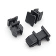 Push Fit Square Hole, Black