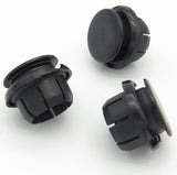 22mm Push Fit Rivet, Black