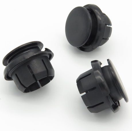 22mm Push Fit Rivet, Black