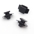 Exterior Trim & Arch Moulding Clip, Black with Washer