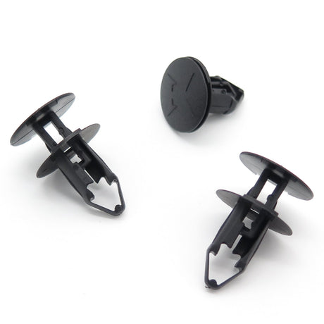 Push Fit Rivet, 9mm Hole, Black
