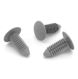 Fir Tree Clip, 7mm Hole, 16mm Head, Light Grey