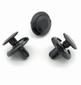 7mm Plastic Push Fit Rivet, Black