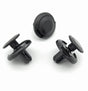 7mm Plastic Push Fit Rivet, Black