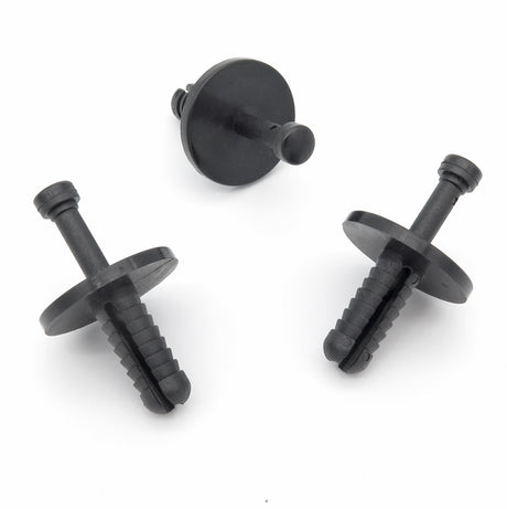 Push Fit Plastic Rivet, Black
