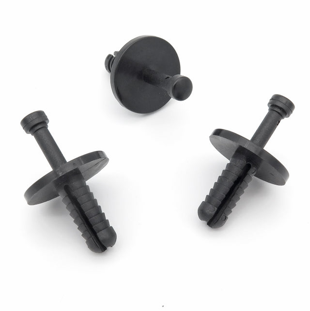 Push Fit Plastic Rivet, Black