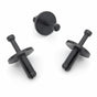 Push Fit Plastic Rivet, Black