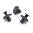 7mm Push Fit Plastic Rivet, Black