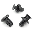 Plastic Push Fit Rivet, 10mm Hole, Black