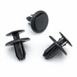 Push Fit Plastic Rivet, Black