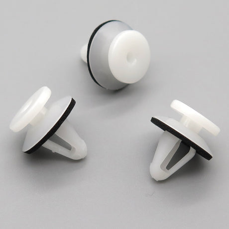 Trim Moulding Clip, White with Washer