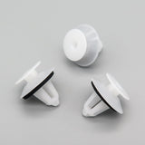 Moulding Clip with Washer, White