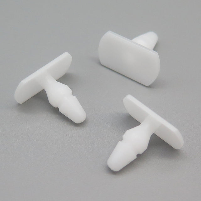 Trim Moulding Retainer Clip, White