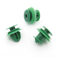 Trim Panel Clip, Green with Plastic Washer