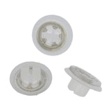 Moulding Positioning & Retaining Clip, Clear with Metal