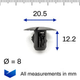 Button Clip, Black - image 2