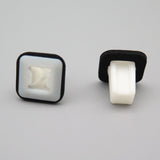 White Insert Retainer Clip with Washer - image 3