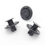 Push Fit Plastic Rivet, 10mm Hole, Black