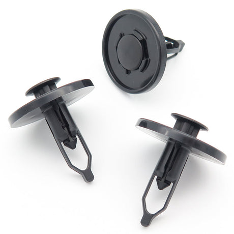 Push Fit Plastic Rivet, Black