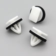 Moulding Trim Clip, White with Washer