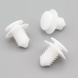 Fir Trim Stem Moulding Clip, White