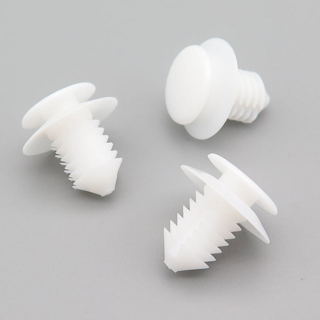 Fir Trim Stem Moulding Clip, White