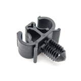Cable Routing Clip, Twin 5mm, For 6.5mm Hole, Black - image 3