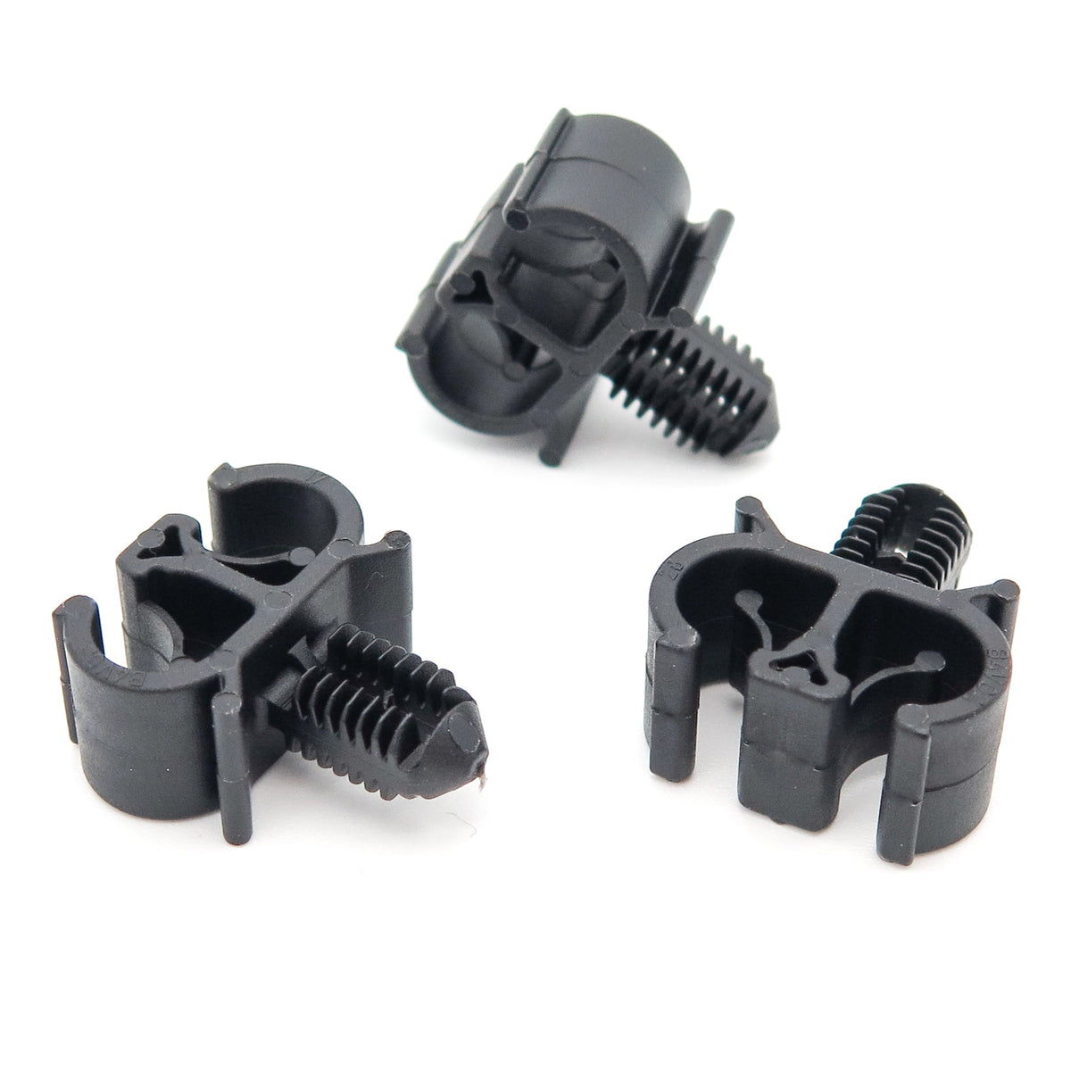Cable Routing Clip, Twin 5mm, For 6.5mm Hole, Black – GreaseApe