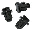 Push Fit Rivet, 15mm Hole, Black