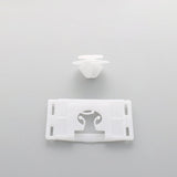 Side Moulding & Wheel Arch Flare Trim Clip, White - image 3