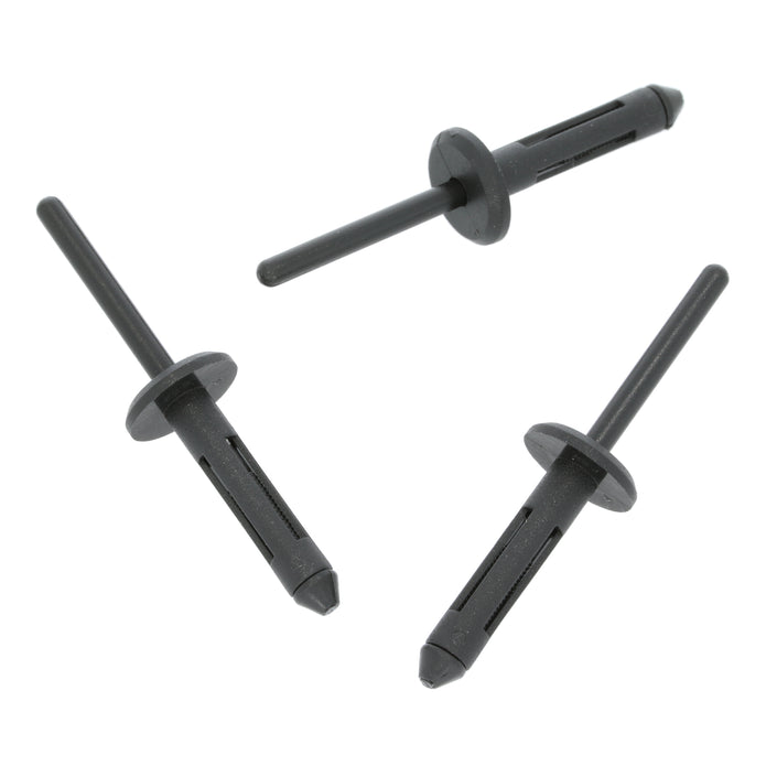 5mm Plastic Blind Rivet, 12mm Collar